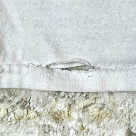 Champion XL Long Sleeve Shirt White | Oversized Logo | Streetwear Essential - Picture 7 of 8